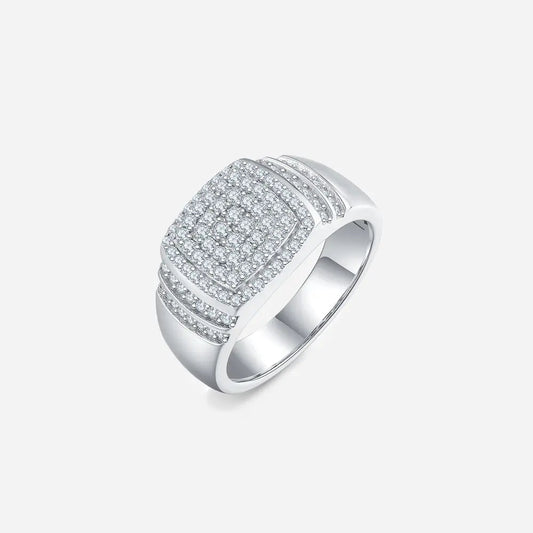 Moissanite 925 Sterling Silver Ring Trendsi