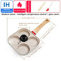 Fried Egg Burger Machine Frying Pan Non-Stick Surface Household Four Hole Breakfast Pan Fried Egg Divine Tool Pancake Pan eprolo