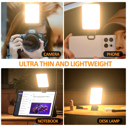 Magnetic fill light LED video conference phone fill light camera photography live broadcast photography pocket light eprolo