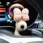 Car small ornaments cute head dog plush doll sentimental car interior decoration supplies eprolo