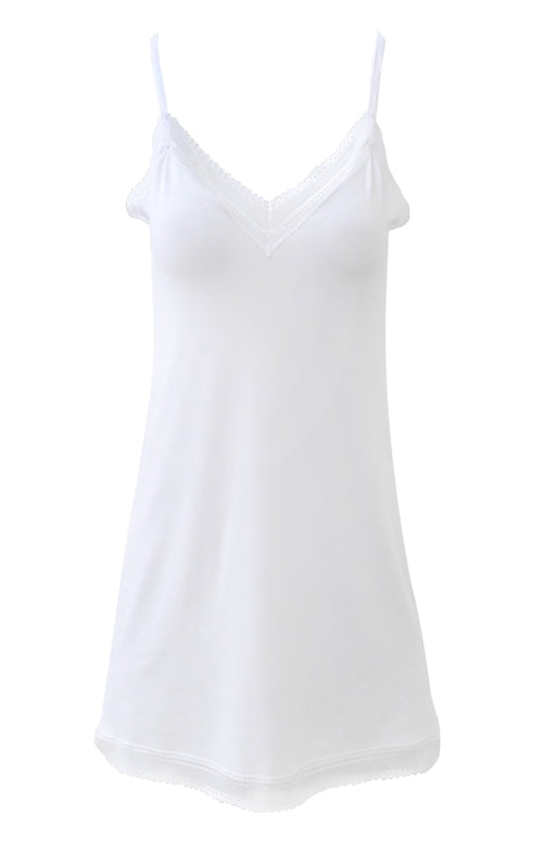 EGI Luxury Viscose Women's Lace-Trimmed Full Slips Chemise. Proudly - My Store Lingerie & Underwear 