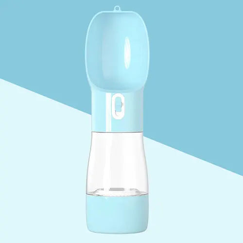 Portable Pet Food & Water Bottle Teal Winterberry