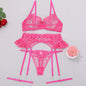 Love Embroidery Splicing Strap Sex Underwear Sex Underwear Set eprolo