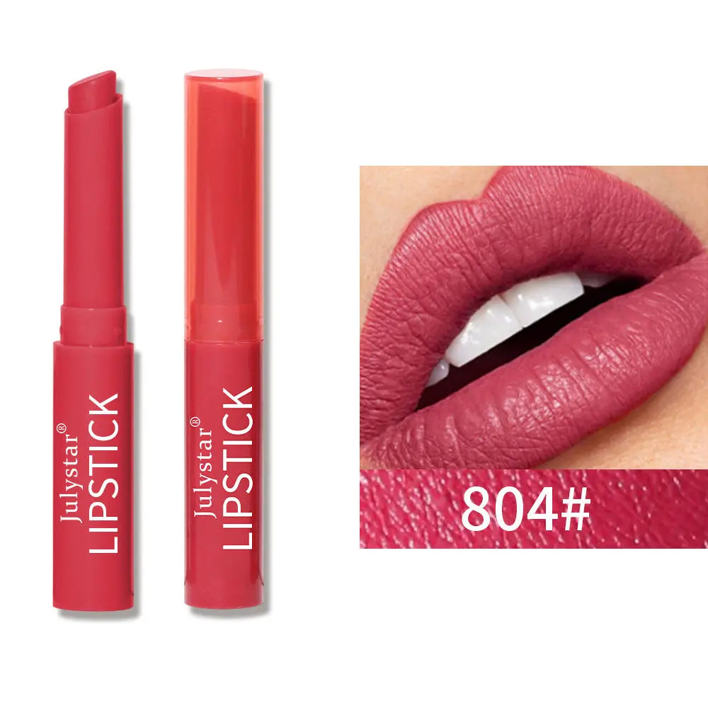 Durable Waterproof Non Stick Cup Genuine Six Color Lipstick Matte Velvet Foggy Lipstick eprolo