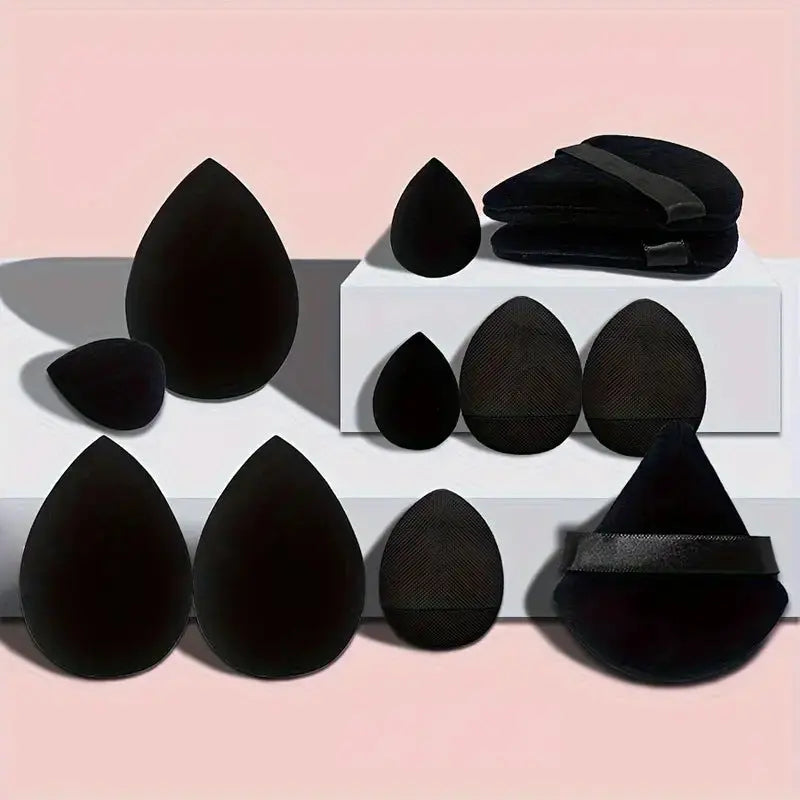 12Pcs Makeup Sponge Blender Beauty Egg Foundation Sponges Liquid Cream Cosmetic Puff Women Make Up Accessories Beauty Tools eprolo