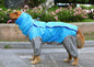 Pet dog raincoat, dog clothing processing, clothing and clothing, big dog raincoat, four legged golden fur, large dog eprolo