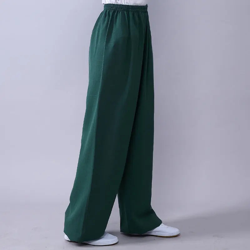 Cotton and linen summer Tai Chi clothing practice pants women's lantern pants yoga pants breathable Tai Chi pants eprolo