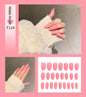 Nail Art Fake Nails Stiletto Tips Clear Press on Long False with Glue Coffin Stick Display Full Cover Artificial Designs Matte eprolo