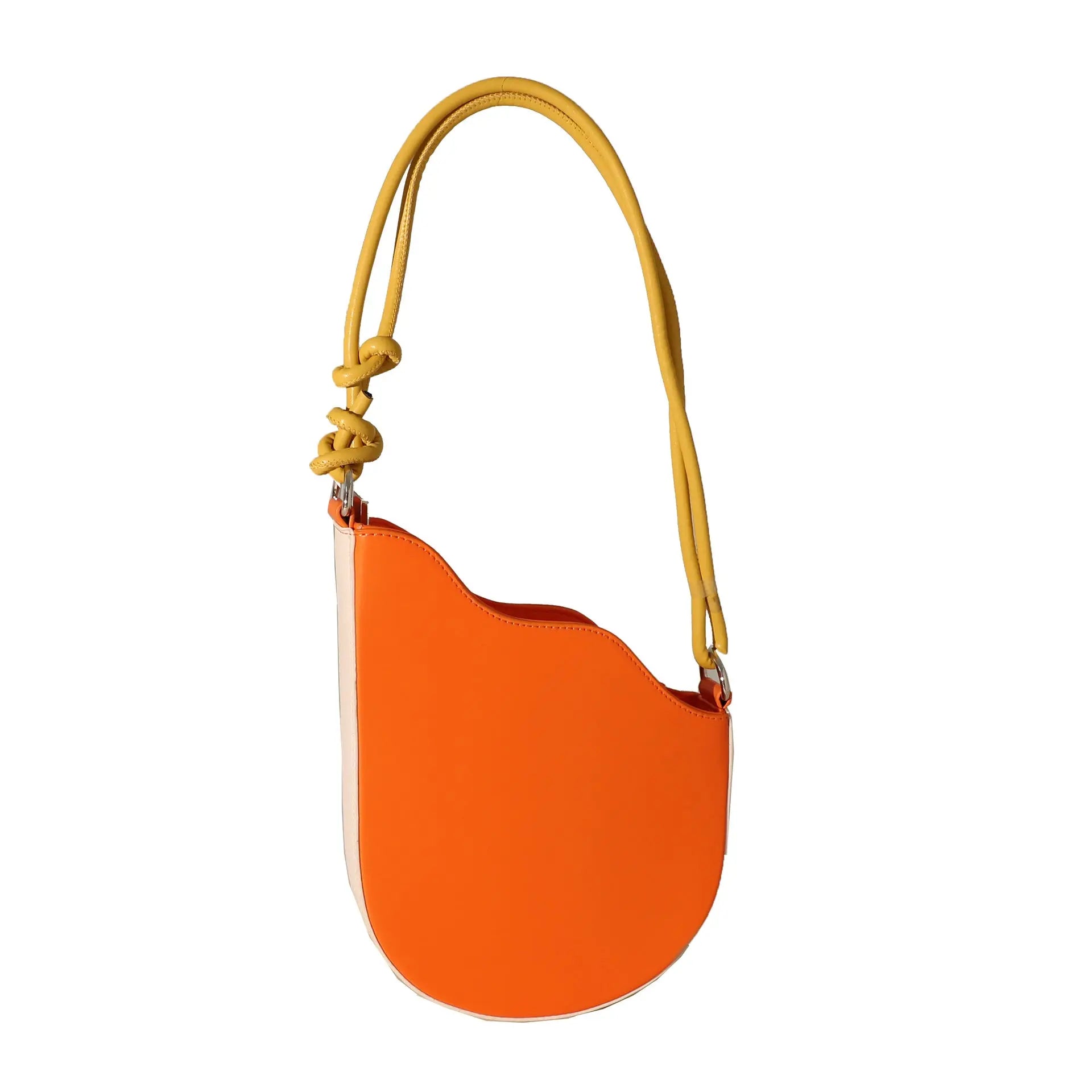 Bag Small Design Summer New Semi-Circular Saddle Bag Personality Wave Shaped Portable One Shoulder Underarm Bag eprolo