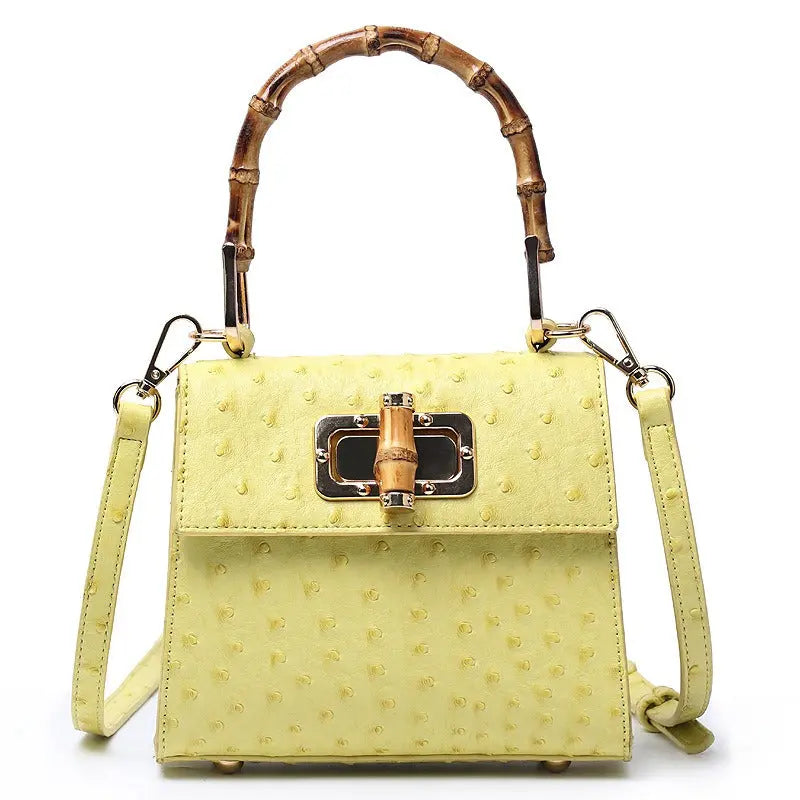 Buckle bag ostrich pattern single shoulder diagonal cross women's bag eprolo