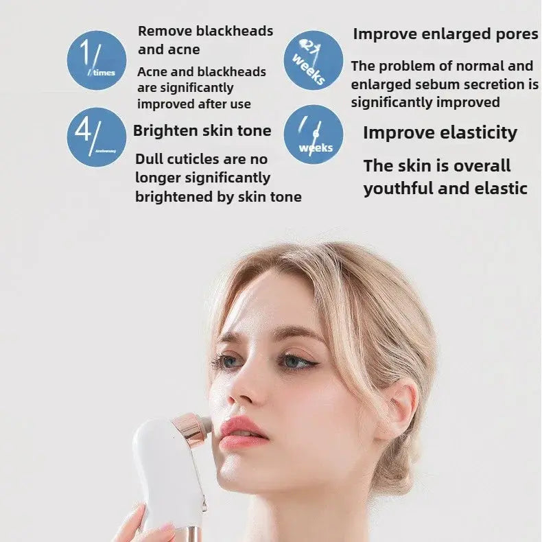 Blackhead Remover Pore Vacuum Face Cleaner Electric Pimple Acne Black Head Removal USB Rechargeable Water Cycle Black Dot Remove eprolo