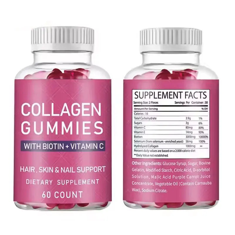 Collagen gummy bear gummy biotin eprolo