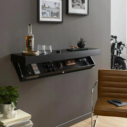 Magicflap Hidden Shelf - Wall-Mounted with Secret Compartment, a Floating Storage Solution. eprolo