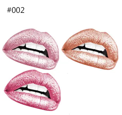 UBUB 12 Colors Glitter Metallic Lip Gloss Matte Waterproof Lip Stick Moisturizing Liquid Lipstick Makeup Cosmetic eprolo