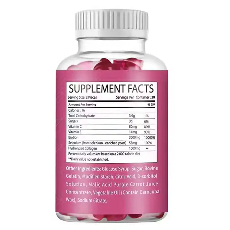 Collagen gummy bear gummy biotin eprolo