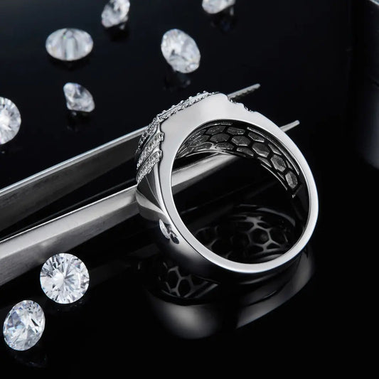 Moissanite 925 Sterling Silver Ring Trendsi