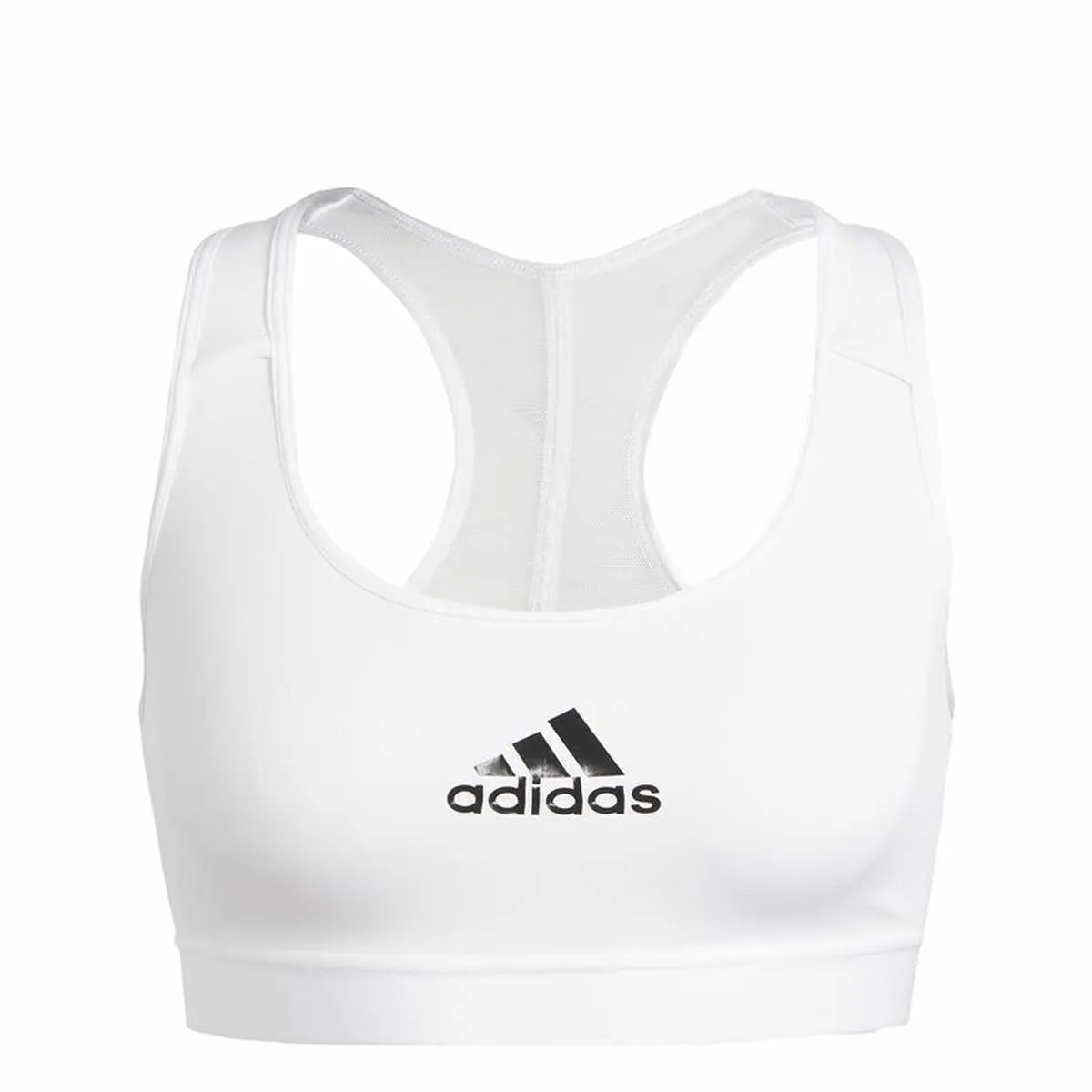 Sports Bra Adidas PowerReact Training White Bigbuy