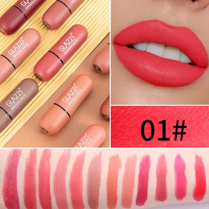 Velvet Air New Capsule Not Easy to Fall Out Lipstick Portable Matte Matte Flame Lipstick eprolo