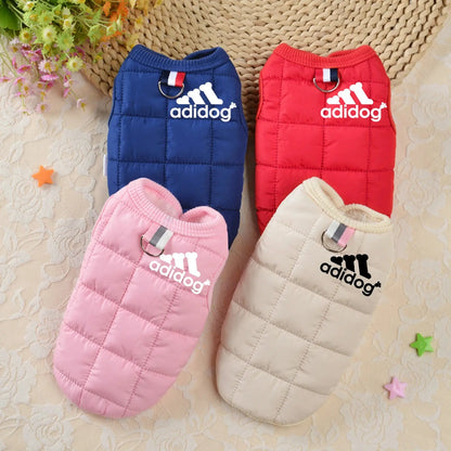 Pet clothing winter thickened dog clothes autumn and winter new cotton-padded jacket vest multi-color waterproof warm eprolo