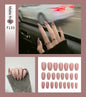 Nail Art Fake Nails Stiletto Tips Clear Press on Long False with Glue Coffin Stick Display Full Cover Artificial Designs Matte eprolo