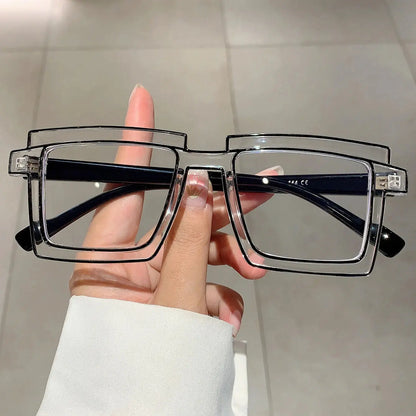 Vintage Square Eyeglasses   New Cute Cartoon Style Blue Light Blocking Spectacles Ins Trendy Optical Computer Eyewear eprolo