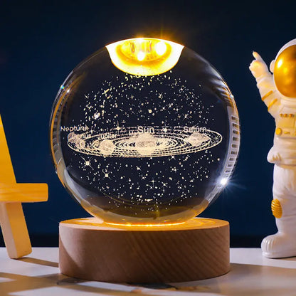 Starry Sky 3D Micro Landscape Crystal Ball Home Desktop Creative Interior Carving White Crystal Ball Ornament Craft Gift product eprolo