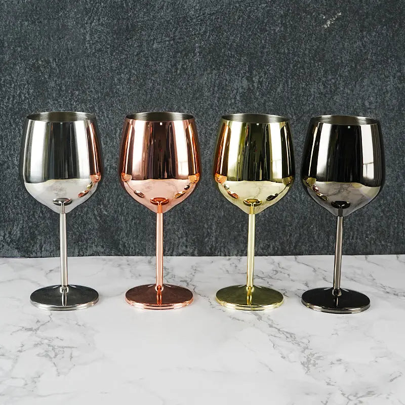 Stainless Steel Red Wine Glass Tall Glass Champagne Glass 500ML eprolo