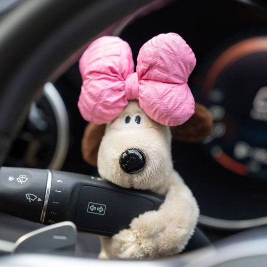 Car small ornaments cute head dog plush doll sentimental car interior decoration supplies eprolo