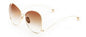 Rose Pink Mirror Round Sunglasses New Brand Designer Women Sunglasses Fashion Contort Leg Sun Glasses Oversize Oculos eprolo