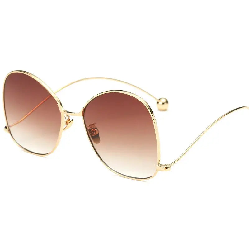 Rose Pink Mirror Round Sunglasses New Brand Designer Women Sunglasses Fashion Contort Leg Sun Glasses Oversize Oculos eprolo