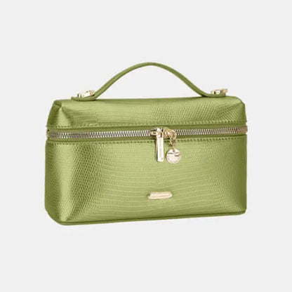 David Jones Texture PU Leather Handbag Jade Icarus