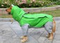 Pet dog raincoat, dog clothing processing, clothing and clothing, big dog raincoat, four legged golden fur, large dog eprolo