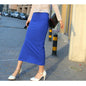 Straight tube skirt comfortable elastic slim fit women's hip hugging skirt mid length skirt eprolo