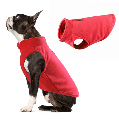 Dog clothing thickened solid color fleece pet dog supplies eprolo