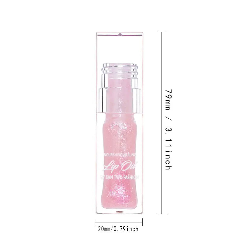 Hydrating Color Changing Lip Gloss Sparkling Shimmer Lip Oil Plumping Liquid Lipstick eprolo