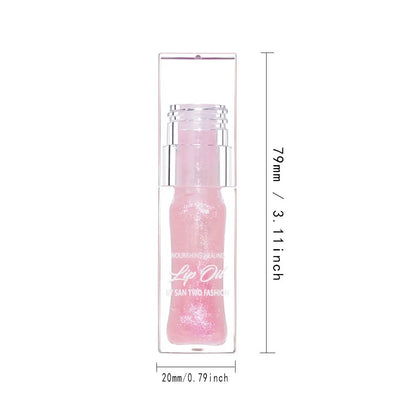 Hydrating Color Changing Lip Gloss Sparkling Shimmer Lip Oil Plumping Liquid Lipstick eprolo