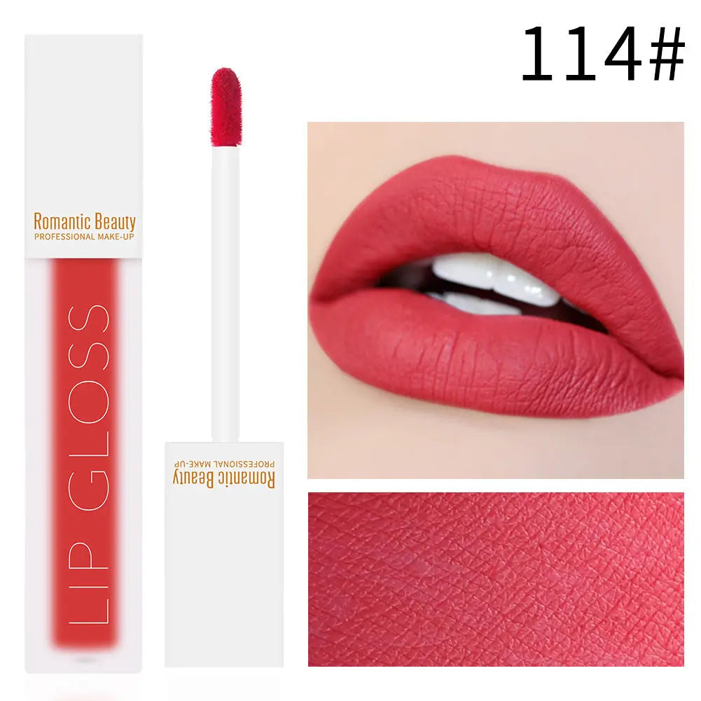 Romantic Beauty Velvet Matte Lip Glaze Non-Stick Lip Gloss eprolo