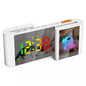 Creative S-shaped Dual-Screen RGB Colorful Alarm Clock, Adorable Cartoon Night Light Electronic Clock eprolo