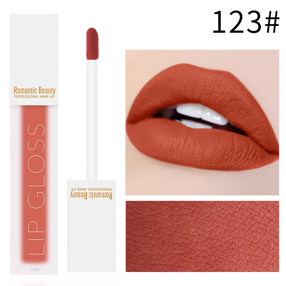 Romantic Beauty Velvet Matte Lip Glaze Non-Stick Lip Gloss eprolo