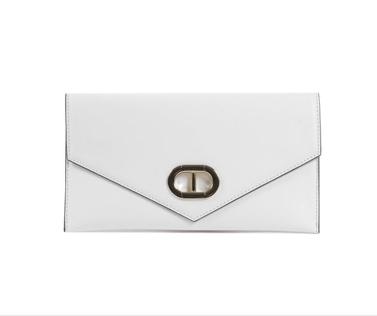 Los Angeles Envelope Clutch - White - My Store Bags & Wallets 
