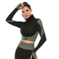 Two Piece Seamless Yoga Clothing Suit Women's Yoga Clothing Knitted Hip Lifting Stretch Running Sports Fitness Clothing eprolo