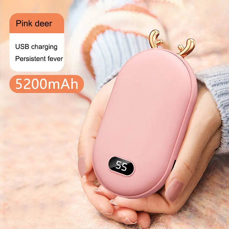 Mini Space Number Display Warm Hand Treasure 2-in-1 Warm Hand Treasure Charging eprolo