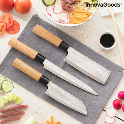 Set of Knives with Professional Carry Case Damas·Q InnovaGoods Bigbuy