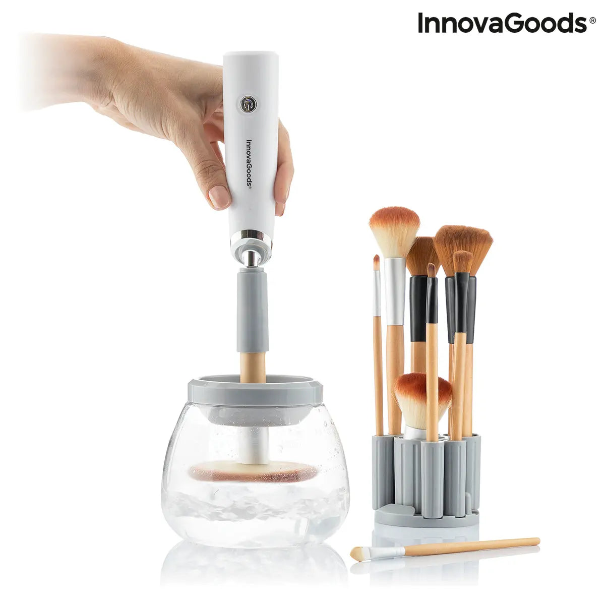 Automatic Make-up Brush Cleaner and Dryer Maklin InnovaGoods Bigbuy