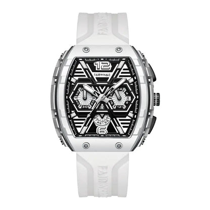 Men's multi-functional cool three eye shaking sonic explosive casual quartz wristwatch eprolo