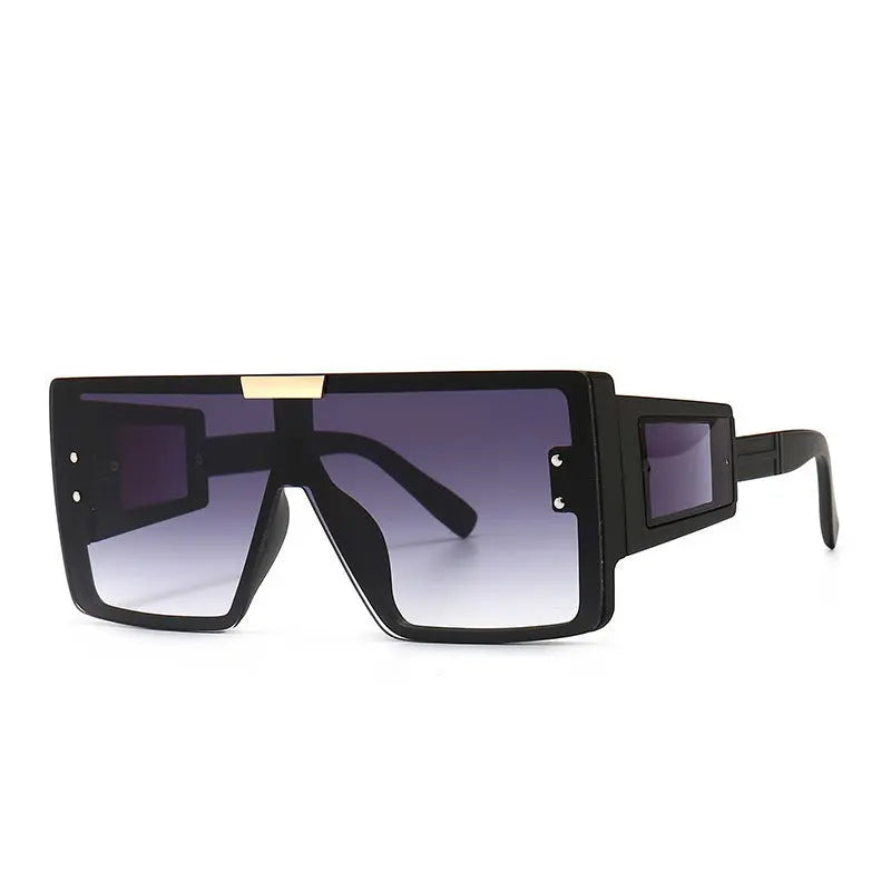 Large frame sunglasses with widened legs and patch sunglasses eprolo