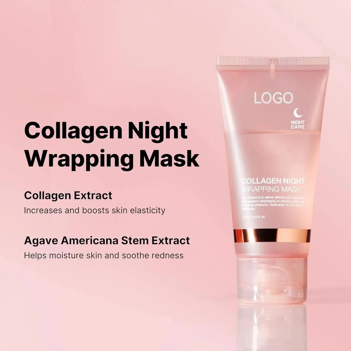 Collagen peel-off mask smearable deep cleansing skin rejuvenation moisturizing skin care sleeping mask eprolo