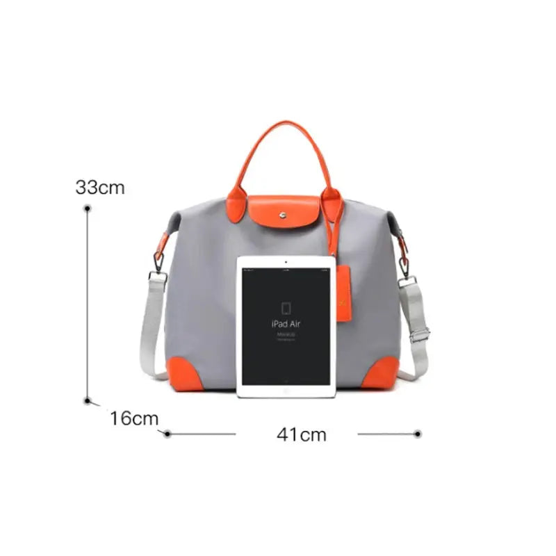 New Large Capacity Lightweight Handbag Waterproof Sports Fitness Bag Boarding Bag Simplified Business Travel Luggage Bag eprolo