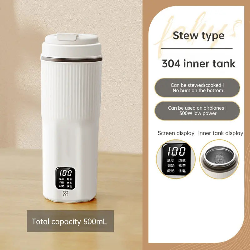 Portable Multifunctional Electric Kettle: Heating Cup, Stew Cup, Health - Preserving & Thermo Pot, Mini Travel Teapot eprolo