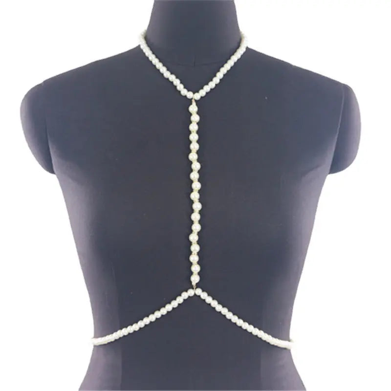 European and American accessories simple, fashionable, rough, pure white pearl chain necklaces, clothing accessories eprolo